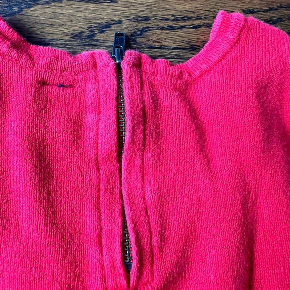 Baby Gap Red Pleated Skirt Sweater Dress - 3 years - Picture 4 of 4